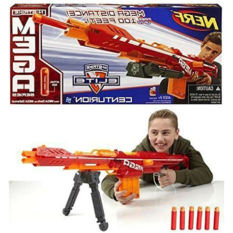 nerf centurion mega|Nerf A3700 Centurion Mega Toy Blaster with Folding Bipod, 6 .